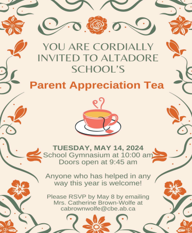 Parent Appreciation Tea
